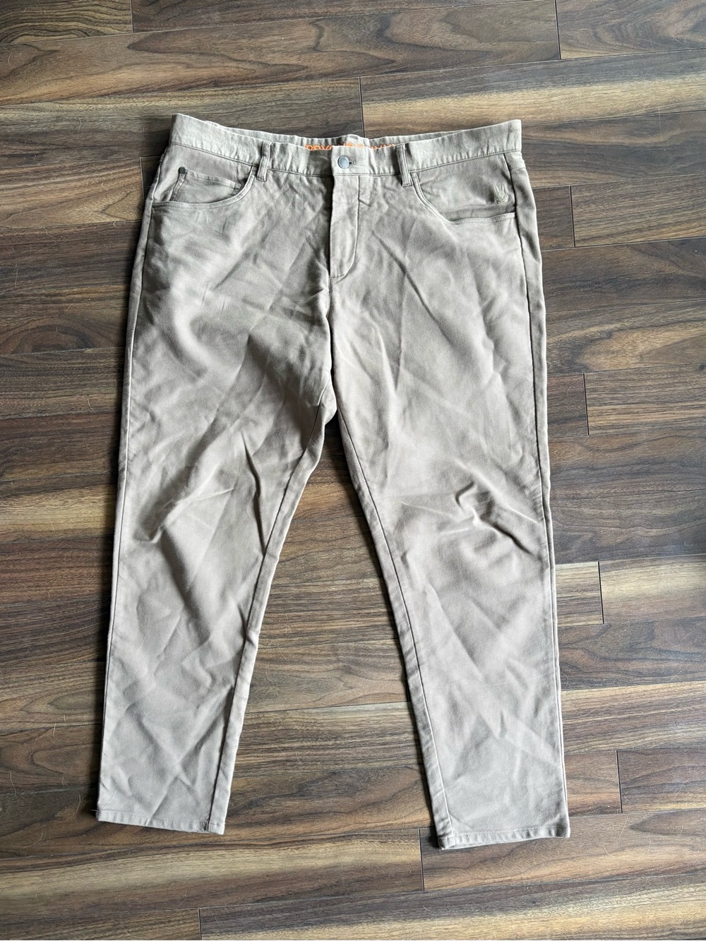 Psycho Bunny Men's Tan Chino Pants